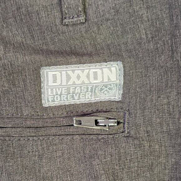 Dixxon Shorts Mens 40 Gray Performance Stretch Chino Golf Hybrid - Picture 3 of 11